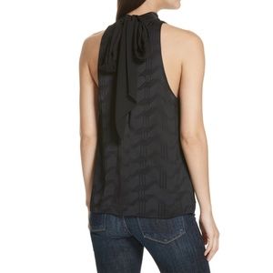Gorgeous Theory Satin Jacquard Sleeveless Blouse